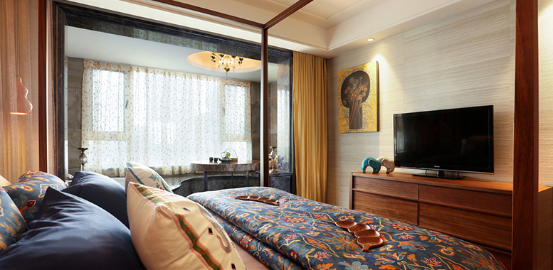 东南亚风格杭州别墅装修，打造质朴安然的静谧空间