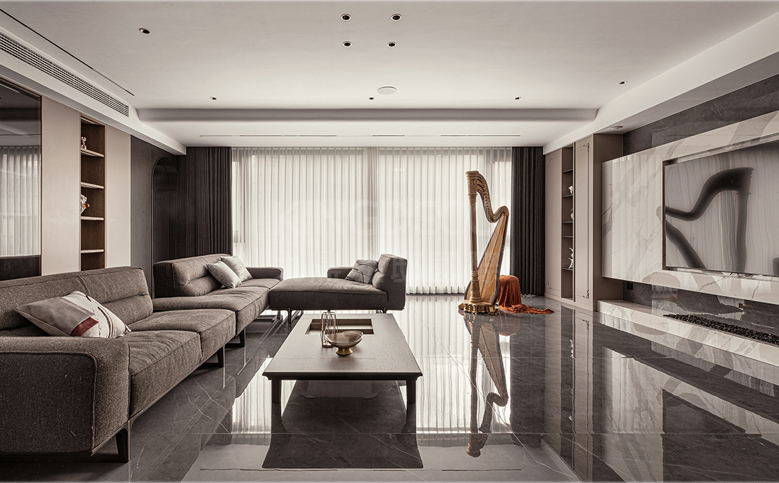 现代别墅设计 | 宁静家居生活，奢雅质感空间！