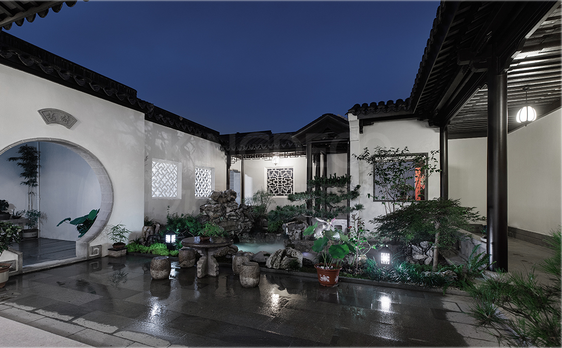 别墅设计——中式庭院